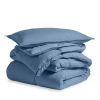 Full/Double Size All Season Super Soft Down Alternative Comforter Set Blue