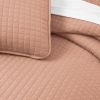 Twin/Twin XL Lightweight Blush Ultra Soft 2-Piece Microfiber Quilt Set