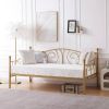 Twin size French Country Style Gold Metal Daybed Frame