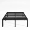 Queen Heavy Duty Metal Bed Frame with Round Edge Legs - 2,000 lb. Max Weight