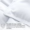 King/Cal King size Super Soft Microfiber Down Alternative Comforter Set White