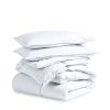 Twin/Twin XL size Super Soft Microfiber Down Alternative Comforter Set White