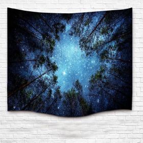 Foreign trade for home decoration wall hanging forest starry tapestry ins net red anchor models background cloth factory direct sales (Option: 230x150cm)